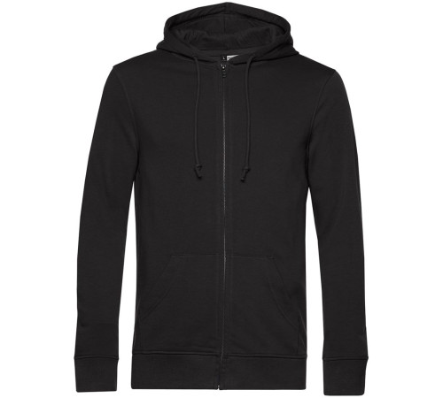 Толстовка на молнии с капюшоном унисекс BNC Inspire (Organic), черная