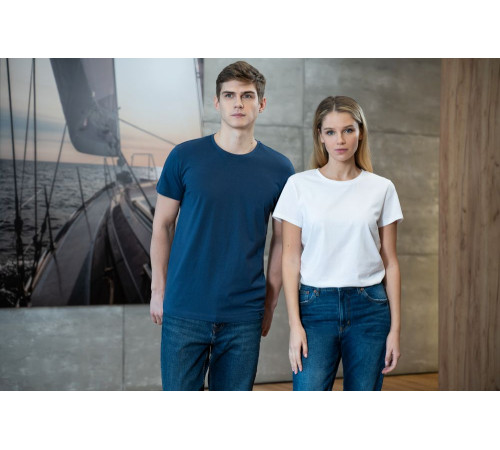 Футболка женская Ladies American U, синяя