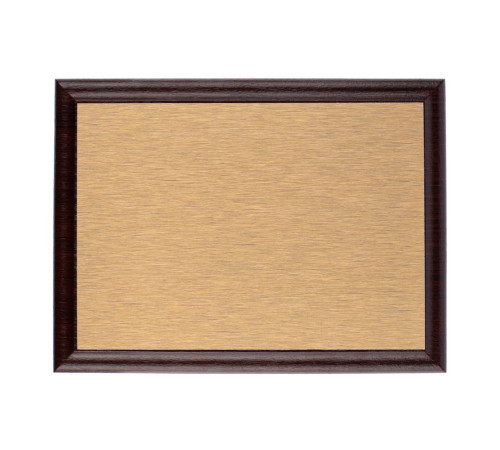 Плакетка Plaque, малая, вишня с золотистой пластиной