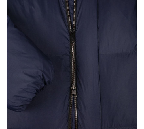 Пуховик унисекс Kapsula, темно-синий