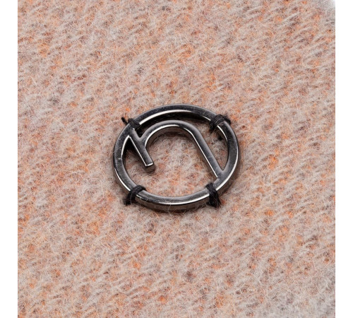 Палантин Charming, коричневый с оранжевым