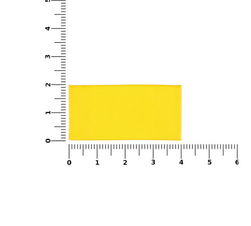 Лейбл тканевый Epsilon, XXS, желтый