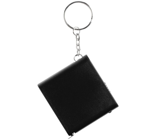 Брелок-фонарик с рулеткой Rule Tool, черный