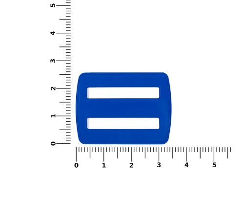 Пряжка — регулятор ремня Fermo, синяя