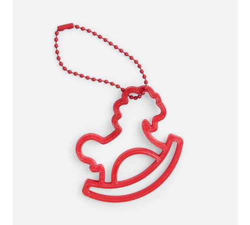 Цепочка для крепления Sharic, красная