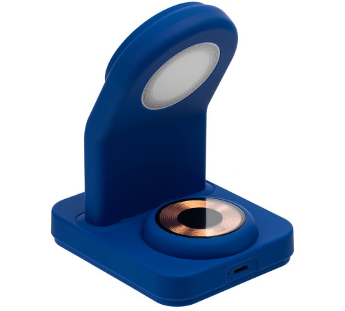 Зарядная станция с подсветкой Cooper Duo, синяя