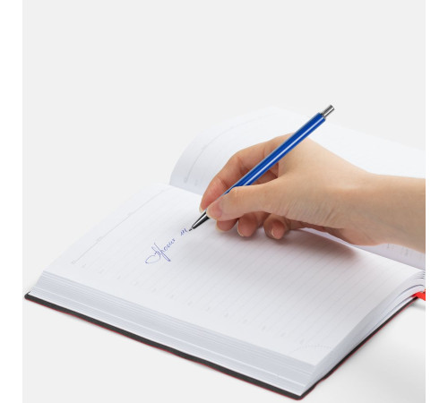 Ручка шариковая Slim Beam, ярко-синяя