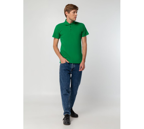 Рубашка поло мужская Spring 210, ярко-зеленая