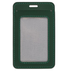 Чехол для пропуска Shall Simple, зеленый