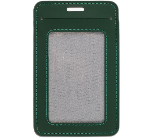 Чехол для пропуска Shall Simple, зеленый