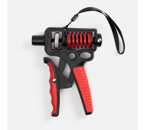 Эспандер кистевой пружинный Motive Power, черный с красным