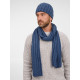 Шарф Metelitsa, синий меланж (джинс)