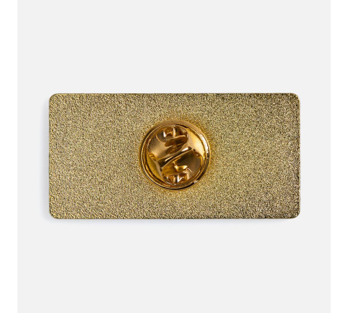 Значок Sanga Matto, золотистый глянцевый