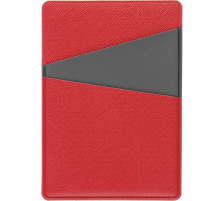 Картхолдер Dual, серо-красный