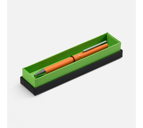 Ручка шариковая Blade Soft Touch в футляре, оранжевая