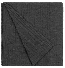 Плед Trenza, темно-серый