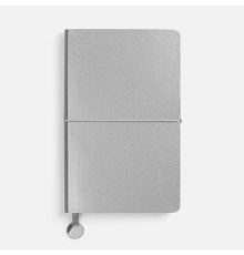 Ежедневник Waltz, недатированный, серебристый