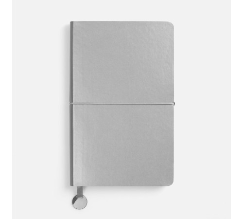 Ежедневник Waltz, недатированный, серебристый