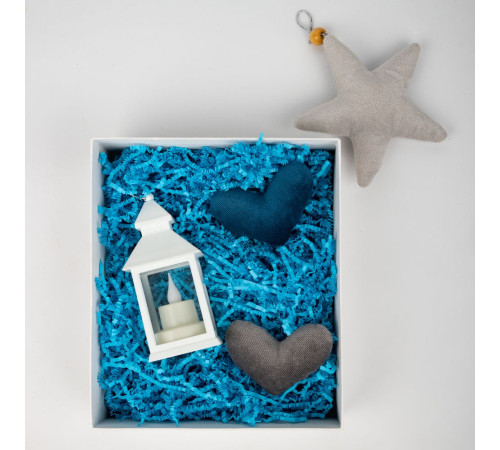 Бумажный наполнитель Chip, светло-синий