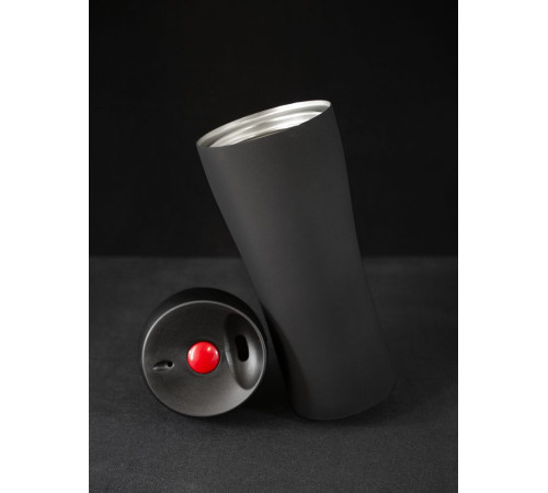 Термостакан Solingen, вакуумный, герметичный, черный