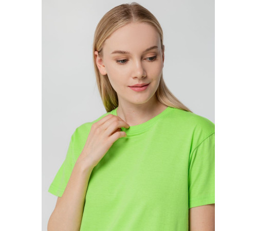 Футболка унисекс T-bolka 140, зеленое яблоко