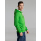 Толстовка унисекс на молнии Sherpa 280, ярко-зеленая