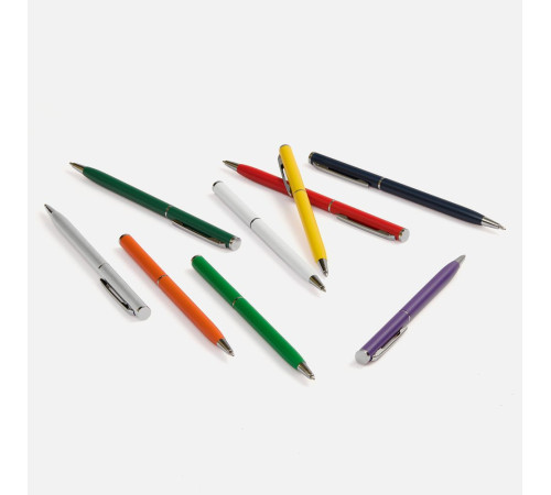 Ручка шариковая Hotel Chrome, ver.2, матовая оранжевая