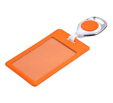 Чехол для пропуска с ретрактором Dorset, оранжевый