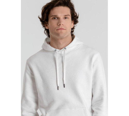 Толстовка с капюшоном унисекс King, белая