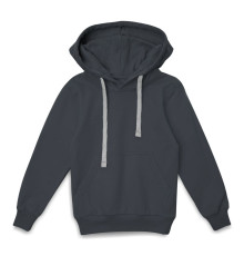 Толстовка с капюшоном детская Kirenga Kids, темно-серая (графит)