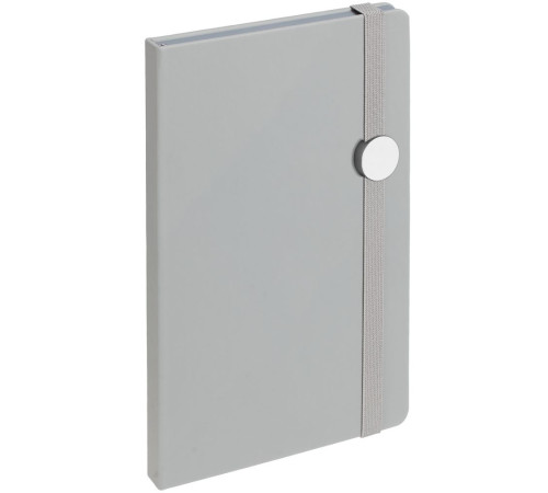 Блокнот Shall Round, серый