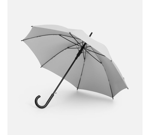 Зонт-трость Standard, белый с серебристым внутри