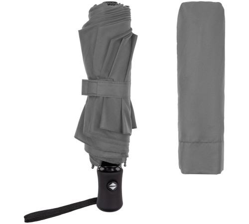 Зонт складной Monsoon, серый