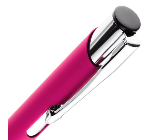 Ручка шариковая Keskus Soft Touch, розовая