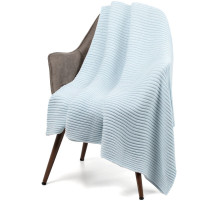 Плед Quill, светло-голубой