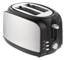 Электрический тостер Postre, серебристо-черный
