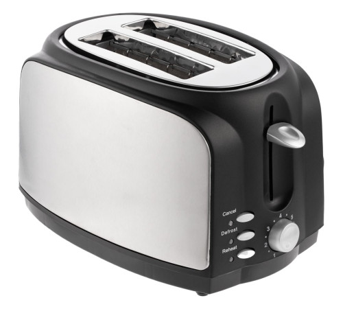 Электрический тостер Postre, серебристо-черный