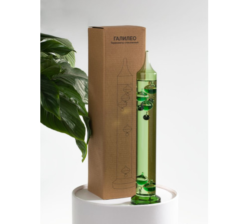 Термометр стеклянный «Галилео», зеленый