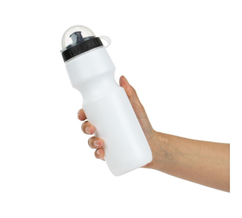 Бутылка для велосипеда Bikescape, белая с черным