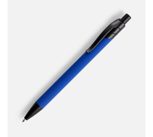 Ручка шариковая Undertone Black Soft Touch, ярко-синяя