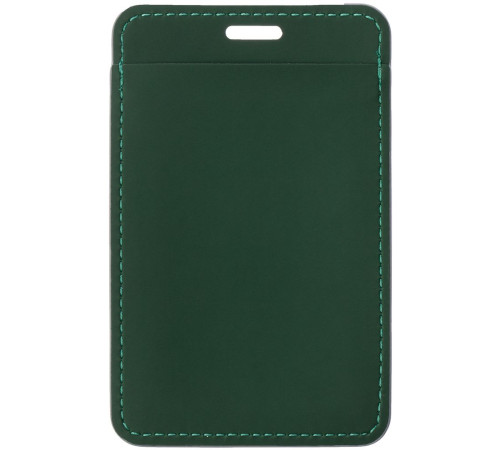 Чехол для пропуска Shall Simple, зеленый
