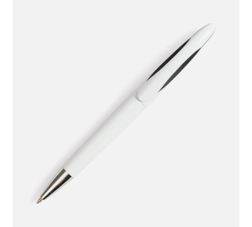 Ручка шариковая Nave, белая с черным