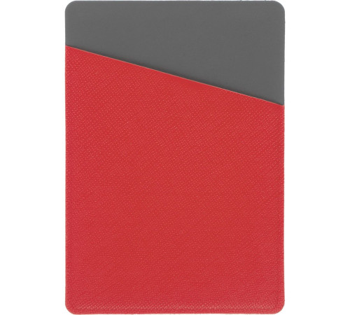 Картхолдер Dual, серо-красный
