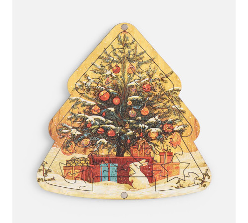 Пазл фигурный «Елочка»