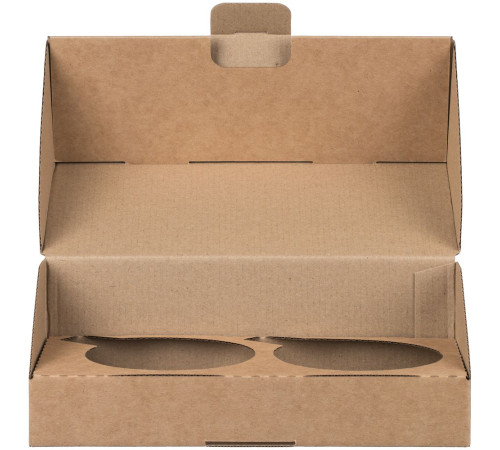 Коробка Klep для двух кружек, крафт