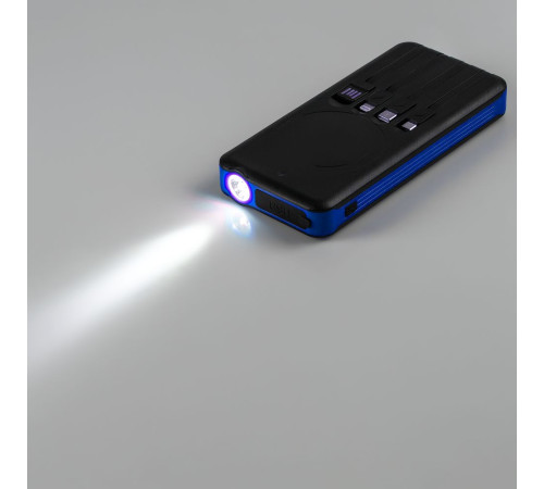 Аккумулятор с беспроводной зарядкой Holiday Maker Wireless, 10000 мАч, синий