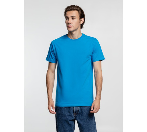 Футболка унисекс T-Bolka 160, бирюзовая