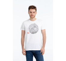 Футболка «Качели», белая