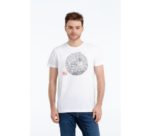 Футболка «Качели», белая