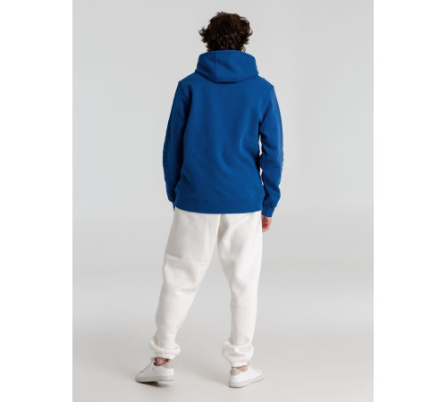 Толстовка с капюшоном унисекс King, ярко-синяя